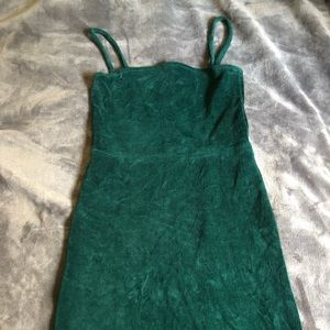 Green Corduroy Dress